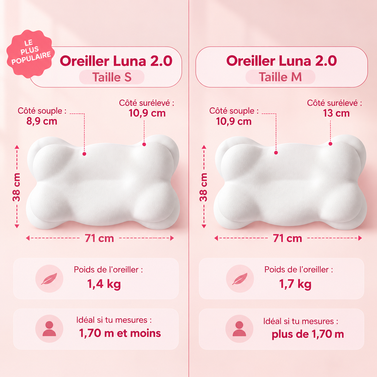 Oreiller LUNA 2.0